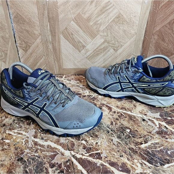 Asics Women's Gel-Sonoma Trail Running Gray Shoes Size 9.  607 - Picture 1 of 12